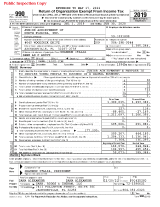 2019 Form 990 cover